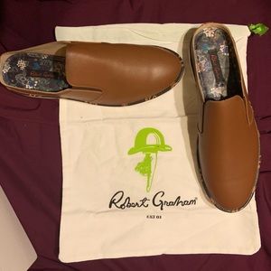 Robert Graham Mens Brown Shoes